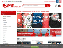 Tablet Screenshot of bazardelosretales.com